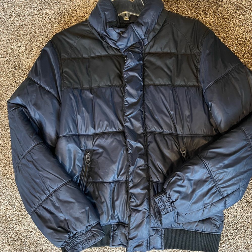 American Eagle AE Men's Navy Puffer Jacket Medium M